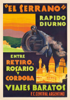 Железная дорога (поезда, паровозы, локомотивы, вагоны) - Ежедневный скорый Серрано между Ретиро, Розарио и Кордовой