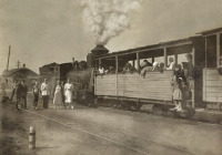 Железная дорога (поезда, паровозы, локомотивы, вагоны) - Пассажирский поезд узкоколейной ж.д.