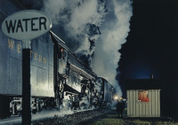 Железная дорога (поезда, паровозы, локомотивы, вагоны) - Локомотив Хайбол NW1239 на станции Блю-Ридж в Вирджинии