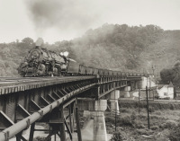 Железная дорога (поезда, паровозы, локомотивы, вагоны) - Локомотив Норфолк-Вестерн с бункерами для угля