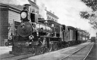 Железная дорога (поезда, паровозы, локомотивы, вагоны) - Курьерский паровоз серии Да Варшаво-Венской ж.д.