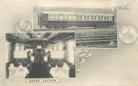 Железная дорога (поезда, паровозы, локомотивы, вагоны) - Общий вид и интерьер обеденного салона L.N.W.R.