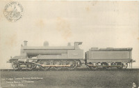 Железная дорога (поезда, паровозы, локомотивы, вагоны) - Четырёхцилиндровый паровоз N.1400 L.N.W.R.