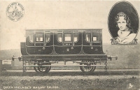 Железная дорога (поезда, паровозы, локомотивы, вагоны) - Королева Аделаида и её королевский вагон-салон N.2