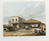 Железная дорога (поезда, паровозы, локомотивы, вагоны) - Вид на железнодорожную станцию Ливерпуль