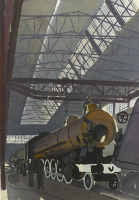 Железная дорога (поезда, паровозы, локомотивы, вагоны) - Рабочие Луганского паровозостроительного завода