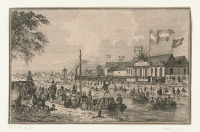 Железная дорога (поезда, паровозы, локомотивы, вагоны) - Открытие первой Голландской железной дороги Амстердам-Харлем