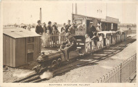 Железная дорога (поезда, паровозы, локомотивы, вагоны) - Миниатюрная железная дорога в Саутси