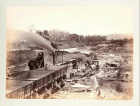 Железная дорога (поезда, паровозы, локомотивы, вагоны) - Железная дорога Панамского канала. Строительство канала