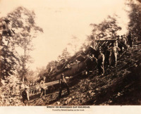 Железная дорога (поезда, паровозы, локомотивы, вагоны) - Крушение поезда Военной железной дороги в США