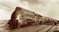 Железная дорога (поезда, паровозы, локомотивы, вагоны) - Американский паровоз PC Pacific №502 
