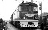 Железная дорога (поезда, паровозы, локомотивы, вагоны) - Тепловоз 2ТЭП60-0029 с удлиненным поездом на ст.Ртищево-1