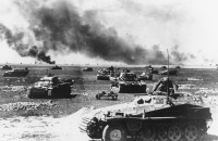Войны (боевые действия) - Немецкий танковый полк готовится к атаке