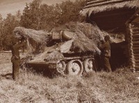 Войны (боевые действия) - Маскировка танка Т-34