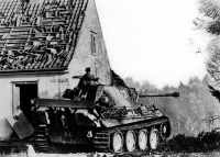 Войны (боевые действия) - Танк «Пантера» из 5-й танковой дивизии вермахта в Голдапе