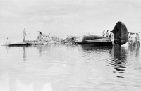 Войны (боевые действия) - Немецкий Юнкерс Ju-88 сбитый над Суэцким каналом