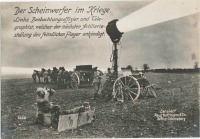 Войны (боевые действия) - Немецкие наводчики руководят огнём зенитной артиллерии, 1914-1918