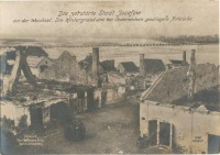 Войны (боевые действия) - Разрушенный польский город Юзефов, 1914-1918