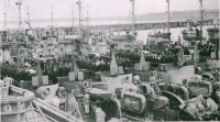 Корабли - Передача кораблей ленд-лиза в Клод-Бэй на Аляске. 1945