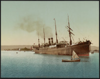 Корабли - Корабль в Суэцком канале близ порта Тевфик