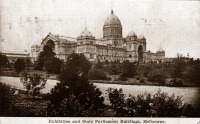 Мельбурн - The Victorian Parliament occupied the western annexe of the Exhibition Building from 1901 to 1927. Австралия