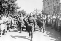 Люблин - Встреча советских воинов в городе Люблине