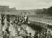 Вроцлав - Вроцлав (Бреслав).  Маніфестація NSDAP на площі Свободи.