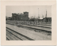 Лодзь - Железнодорожный вокзал станции Кутно во время немецкой оккупации 1939-1945 гг во Второй Мировой войне