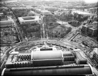 Вашингтон - Aerial view southwest along Delaware Avenue corridor from above Union Station. США , Вашингтон (округ Колумбия)