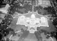 Вашингтон - Capitol, U.S. view from air. США , Вашингтон (округ Колумбия)