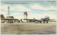Бёрлингтон - Аэропорт и лётное поле в Берлингтоне, Вермонт