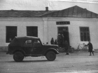 Линево - Продовольственный магазин. Старинное здание, расположенное в центре посёлка. Фото 1960-70-х гг
