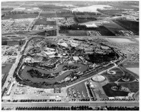 Лос-Анджелес - Birds Eye View of Disneyland 1958 США , Калифорния