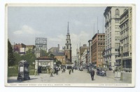 Бостон - Тремонт-стрит и Торговый центр, 1902