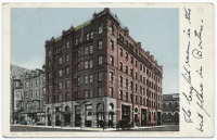 Бостон - Бостон. Отель Торндайк, 1904