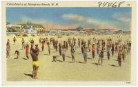 Штат Нью-Гэмпшир - Гимнастика на пляже Хэмптон Бич, Нью-Гемпшир