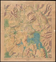 Карты стран, городов - Карта панорамного вида Йеллоустонского Национального Парка