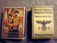  - Немецкие трофейные спички 1943 года