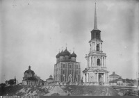 Рязань - Панорама Кремля с набережной. 1945 г.