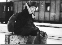 Рязань - А.И.Солженицын на станции Рязань-Пристань
