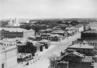 Рязань - Панорама Рязани. Вид на перекресток улиц Соборной и Астраханской.