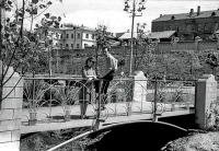Рязань - На мостике через речку Лыбедь, рядом с рестораном 