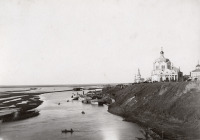Рязань - Вид на разлив реки Трубеж. Рязанский кремль.