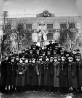 Рязань - Рязань-15 (Военный городок Дягилево). У памятника В. И. Ленину.