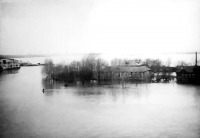 Рязань - Река Трубеж и посёлок Остров во время разлива.