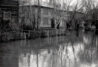 Рязань - Посёлок Остров во время разлива.