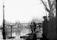 Рязань - Посёлок Остров во время разлива.