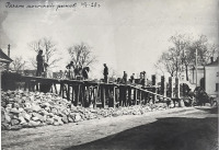 Рязань - Строительство торгового павильона Молочного рынка на Екатерининской площади.