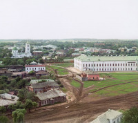 Рязань - Панорама с видом на Николо-Дворянскую (Староямскую) церковь