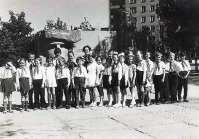 Рязань - У памятника Ф. А. Полетаеву.